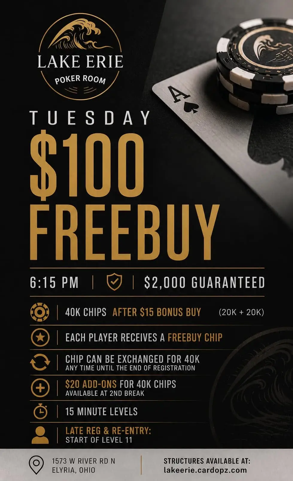Tuesday $100 Freebuy